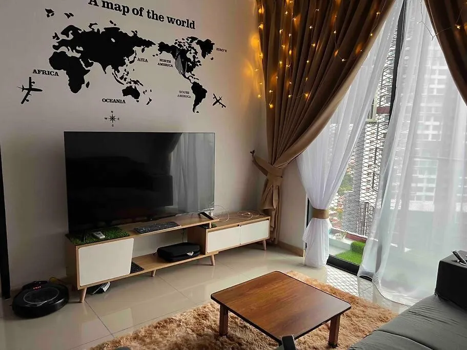 Bliss Cozy Home 3Rooms 6Pax 2Carpark 24H7D Easy Self Access Kuala Lumpur